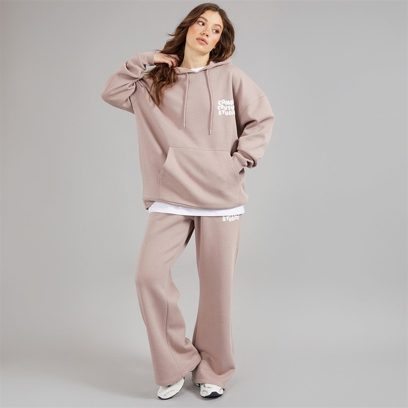 L'amore Couture Womens Giorgia Oversized Tracksuit Brown - Image 2