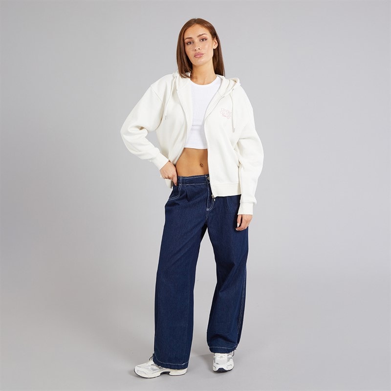 L'amore Couture Womens Monacella Hoodie Ecru - Image 4