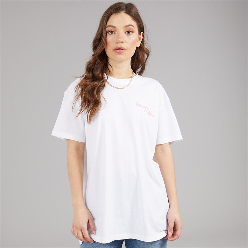 L'amore Couture Womens Meves T-Shirt White - Image 2