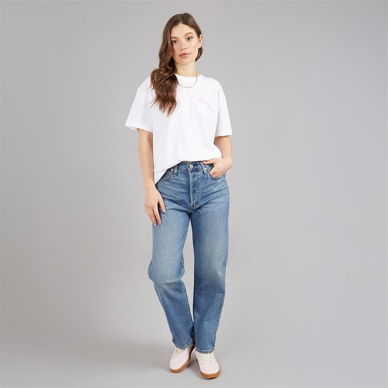 L'amore Couture Womens Meves T-Shirt White - Image 4