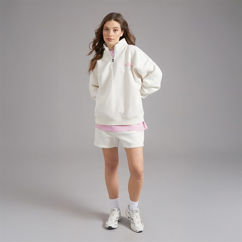 L'amore Couture Womens Tibernina Shorts Ecru - Image 4