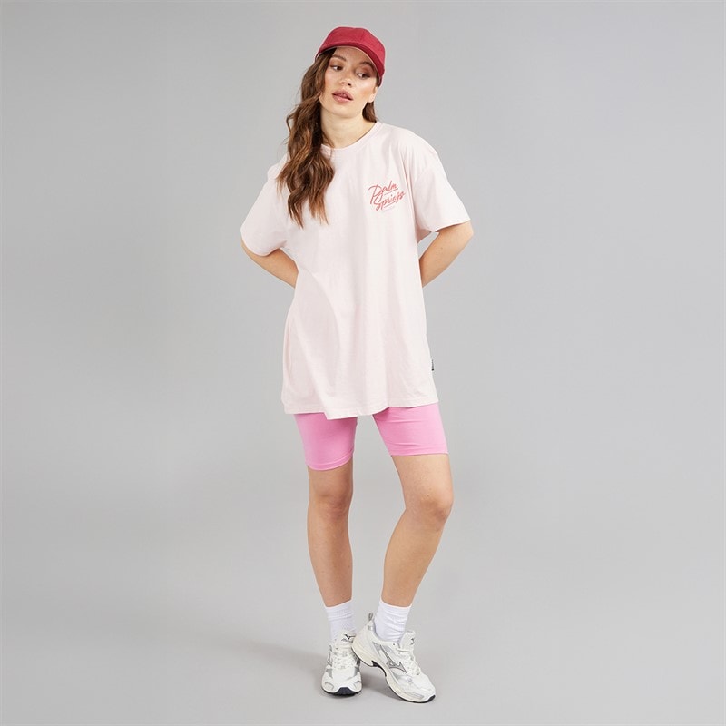 L'amore Couture Womens Andros Cycling Shorts Pink - Image 4