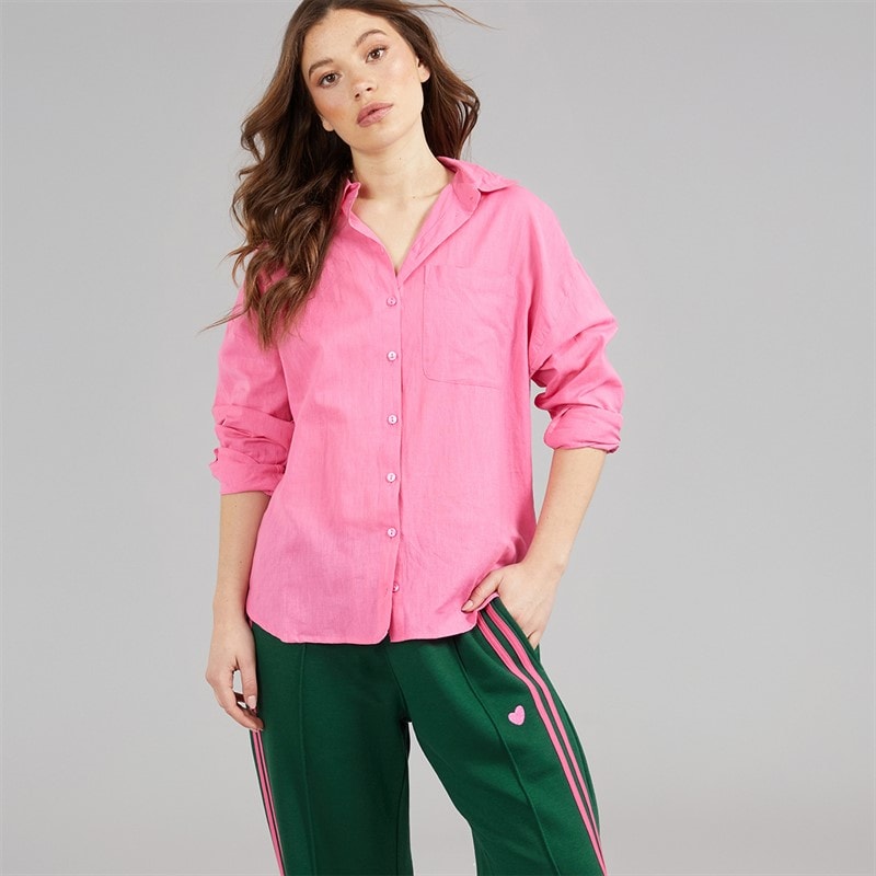 L'amore Couture Womens Sagres Joggers Green - Image 5