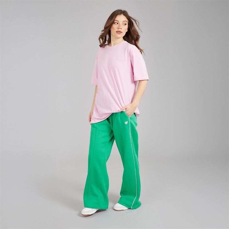L'amore Couture Womens Zuaza Joggers Green - Image 4