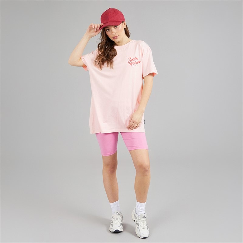 L'amore Couture Womens Skiathos T-Shirt Pink - Image 4