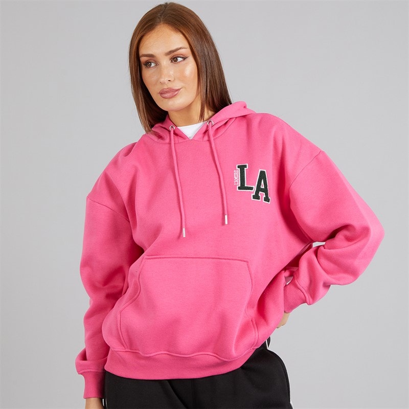L'amore Couture Womens Estelas Hoodie Pink