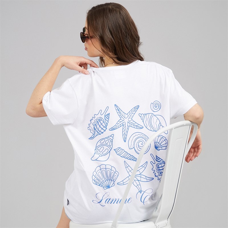 L'amore Couture Womens Milos T-Shirt White - Image 1