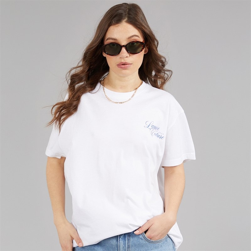 L'amore Couture Womens Milos T-Shirt White - Image 2