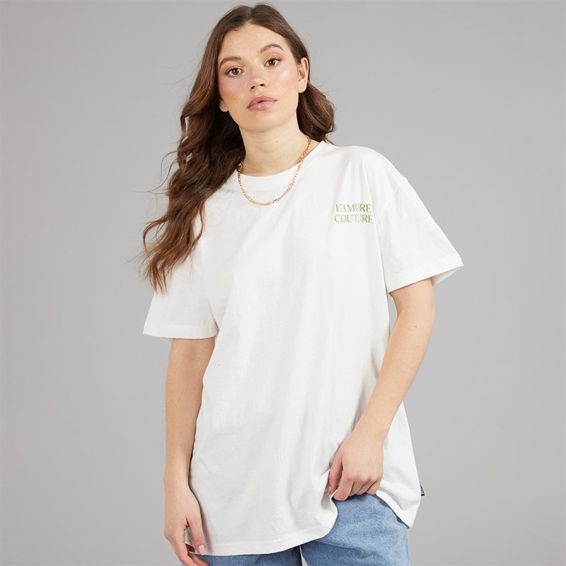 L'amore Couture Womens Espalmoor T-Shirt White - Image 3