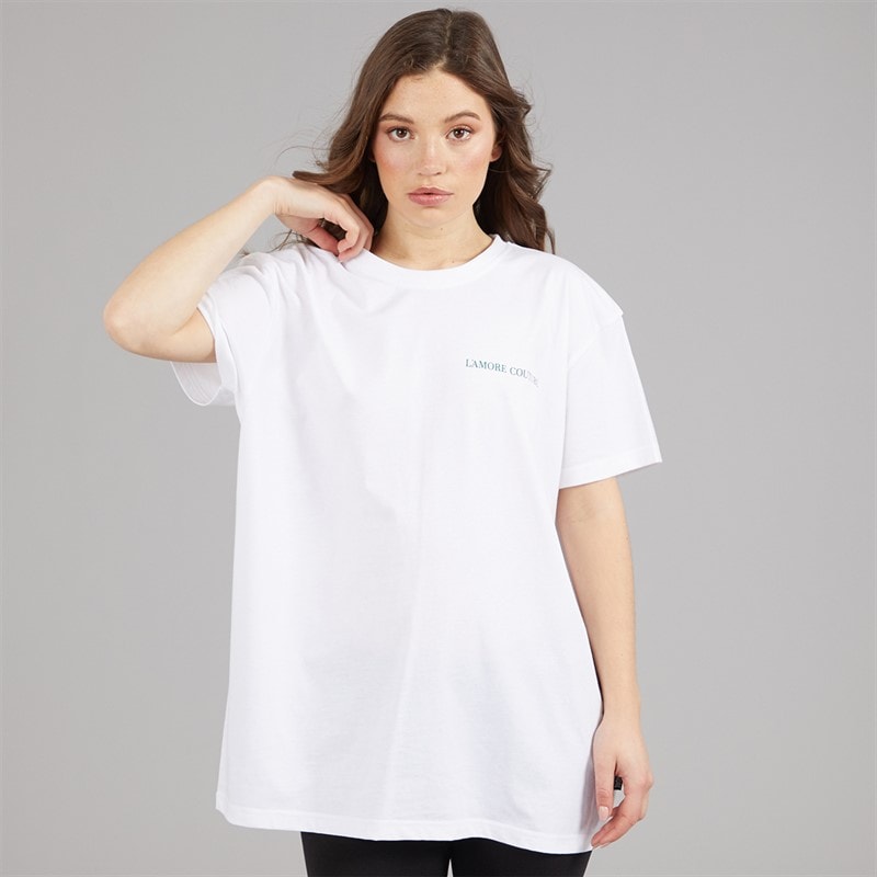 L'amore Couture Womens Vambelle T-Shirt White - Image 2