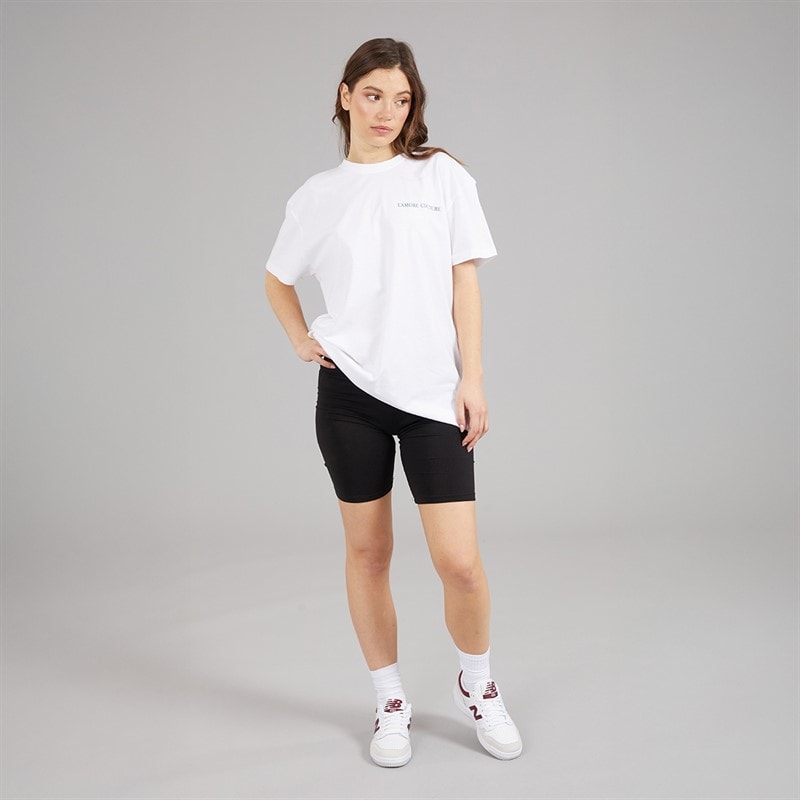 L'amore Couture Womens Vambelle T-Shirt White - Image 4