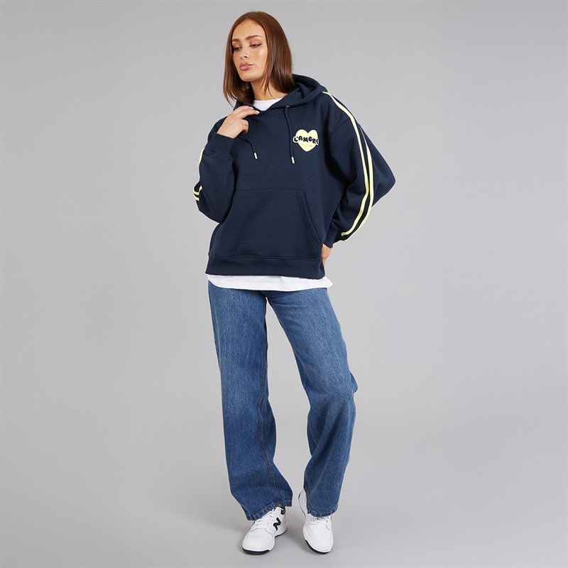 L'amore Couture Womens Villano Hoodie Navy - Image 4