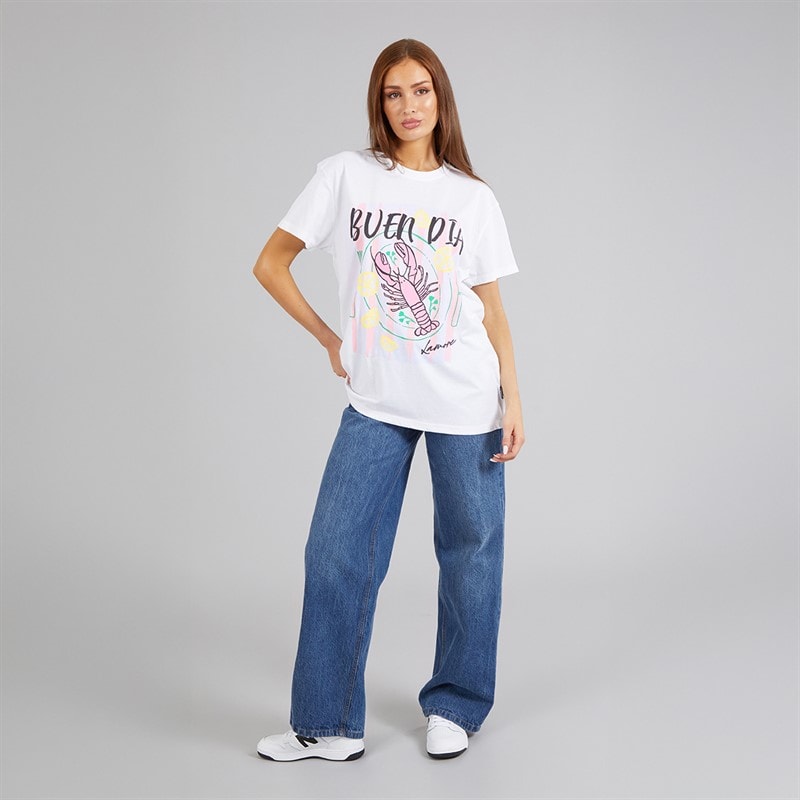 L'amore Couture Womens Clemente T-Shirt White - Image 4