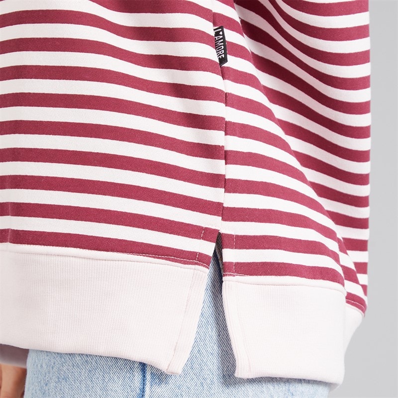 L'amore Couture Womens Marina Sweatshirt Pink - Image 4