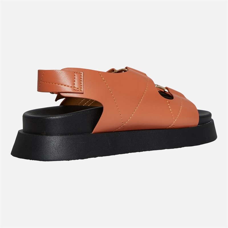 L'amore Couture Womens Alara Sandals Orange - Image 5