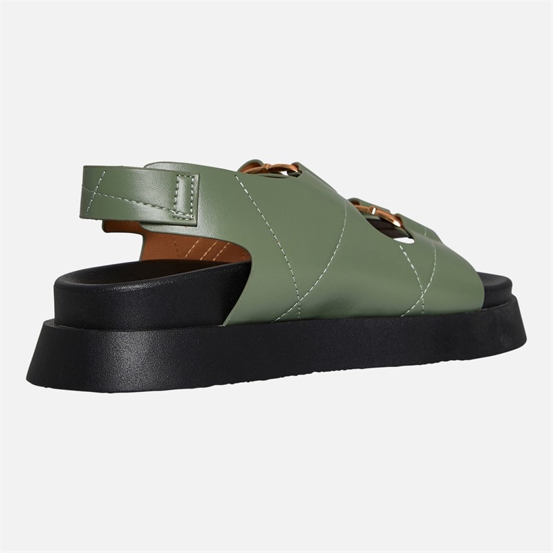 L'amore Couture Womens Alara Sandals Green - Image 5