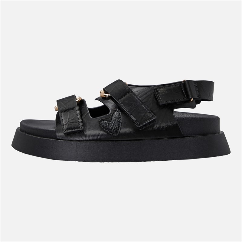 L'amore Couture Womens Alaiya Sandals Black - Image 2