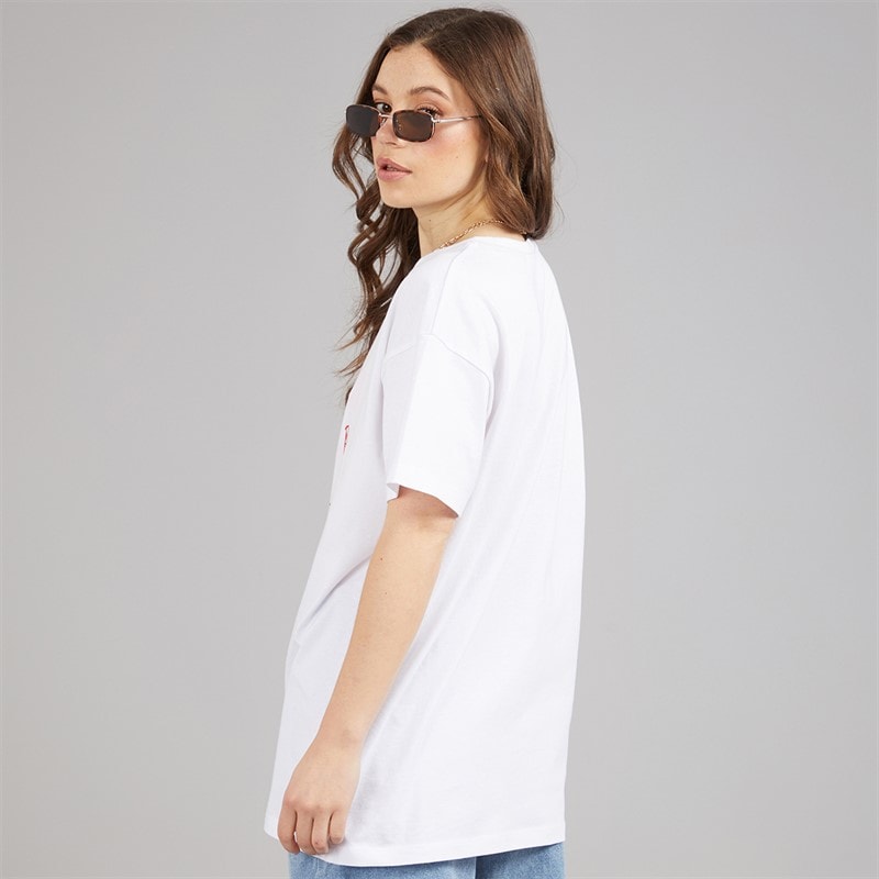 L'amore Couture Womens Tronchetto Print T-Shirt White - Image 2