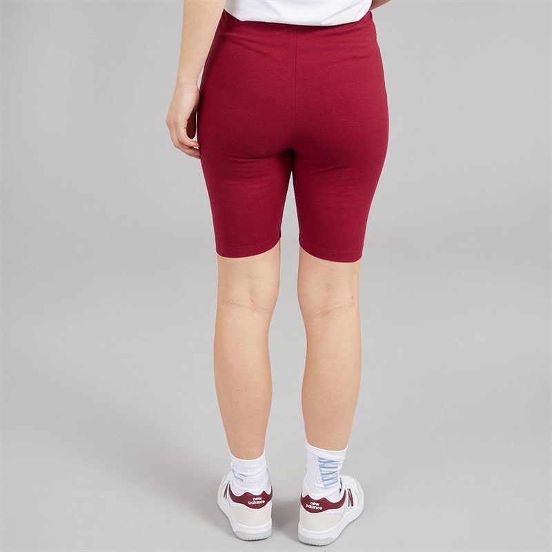 L'amore Couture Womens Saba Cycling Shorts Burgundy - Image 2