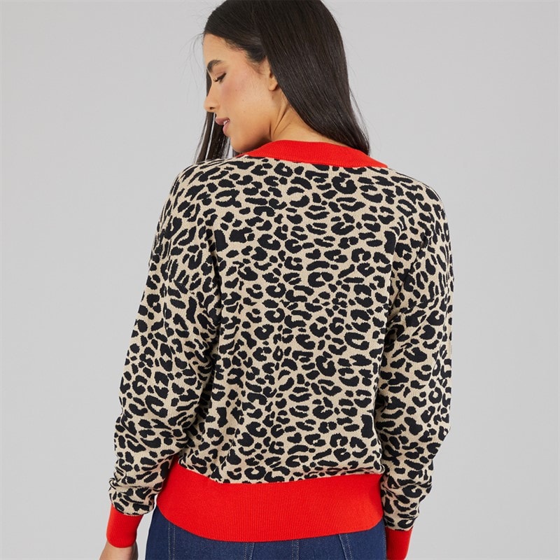 L'amore Couture Womens Gigi Cardigan Print - Image 2