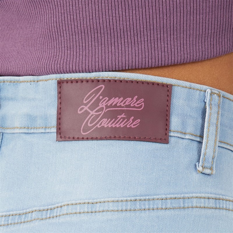 L'amore Couture Womens Lamore Couture Azura Jeans Light Blue - Image 5
