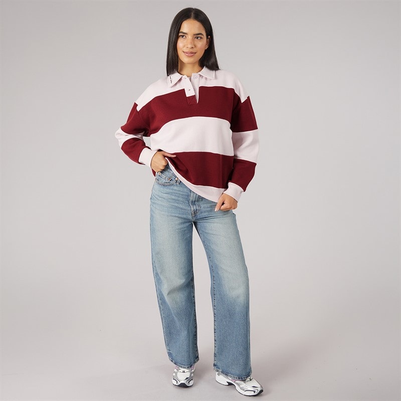 L'amore Couture Womens Tabarca Sweatshirt Stripe - Image 4