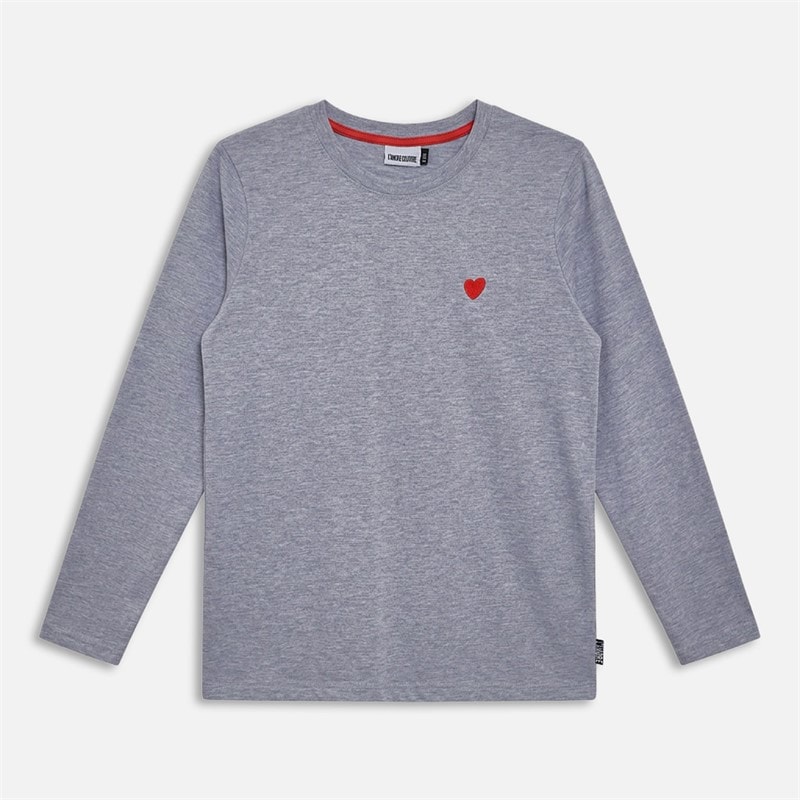 L'amore Couture Womens Esmeray Three Pack Long Sleeve T-Shirts Stripe/Light Grey Marl - Image 4