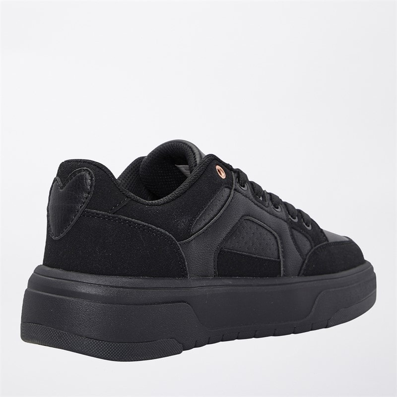 L'amore Couture Womens Eden Trainers Black/Black - Image 4
