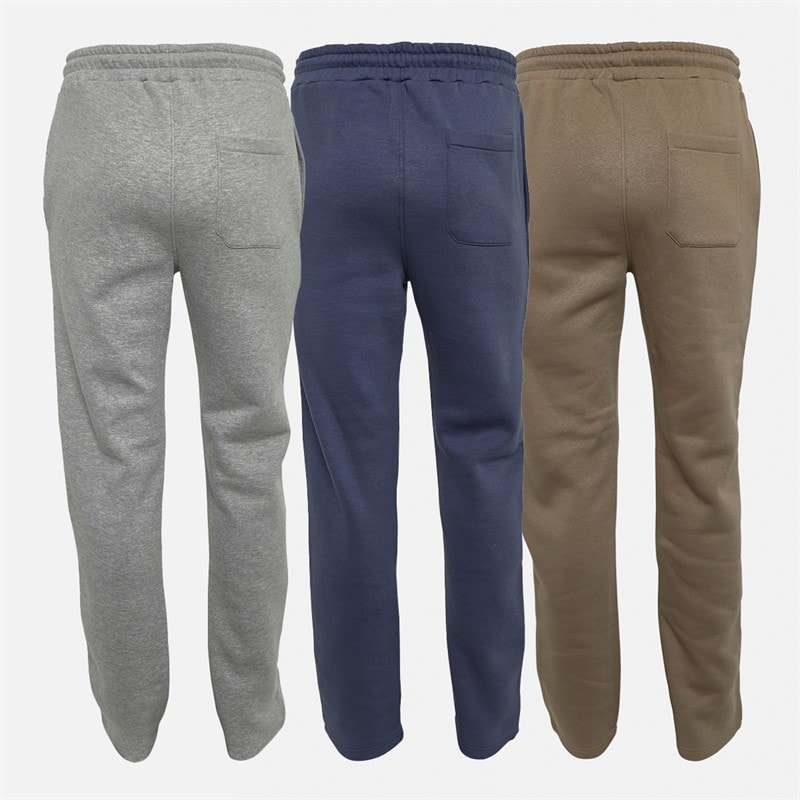JUICE Mens Conti Three Pack Joggers Vintage Indigo /Grey Marl/Stone - Image 2