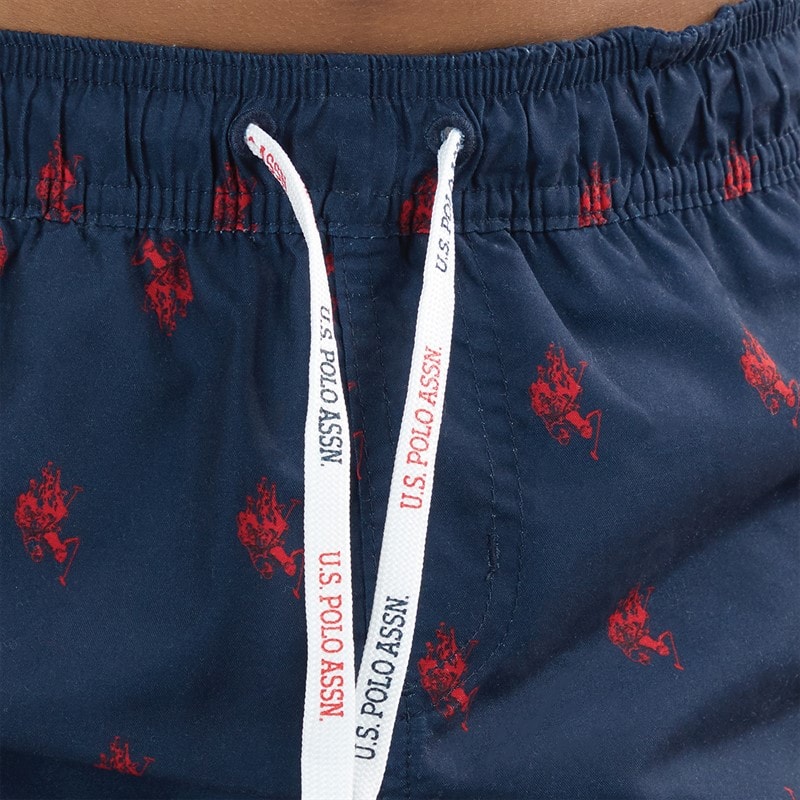 U.S. POLO ASSN. Boys Repeat Swim Shorts Navy Blazer - Image 3