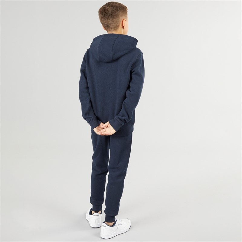 U.S. POLO ASSN. Boys Graphic Hoodie And Joggers Tracksuit Set Dark Sapphire Navy/Haute Red Dhm - Image 2