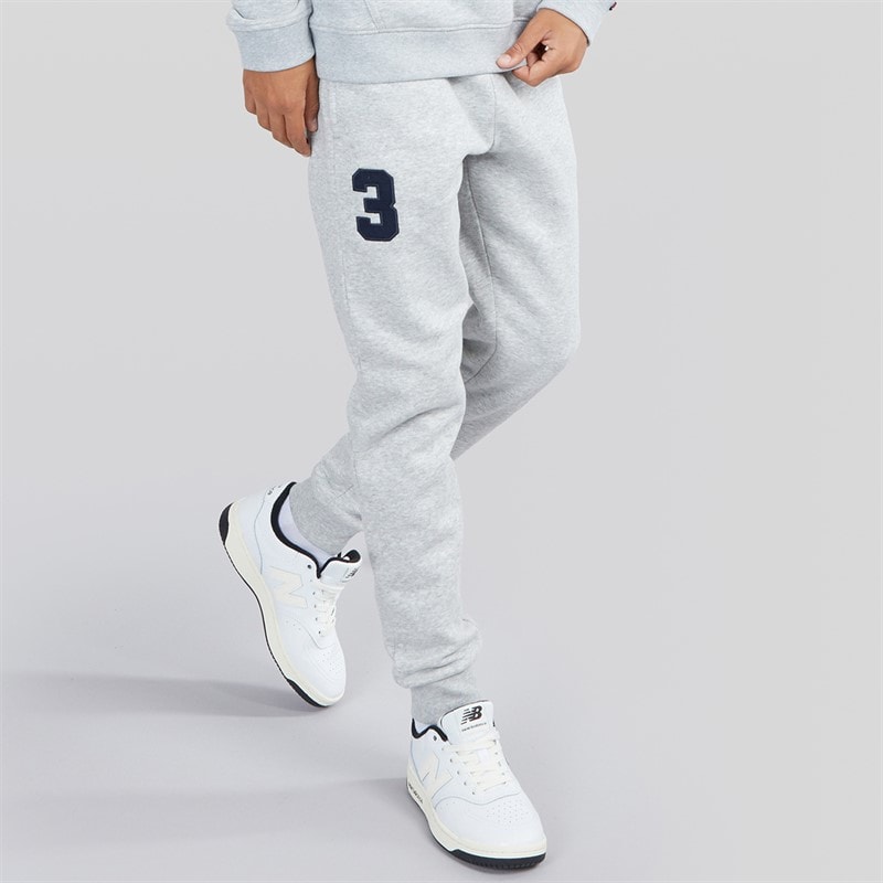 U.S. POLO ASSN. Boys Player 3 LB Joggers Mid Grey Marl - Image 3