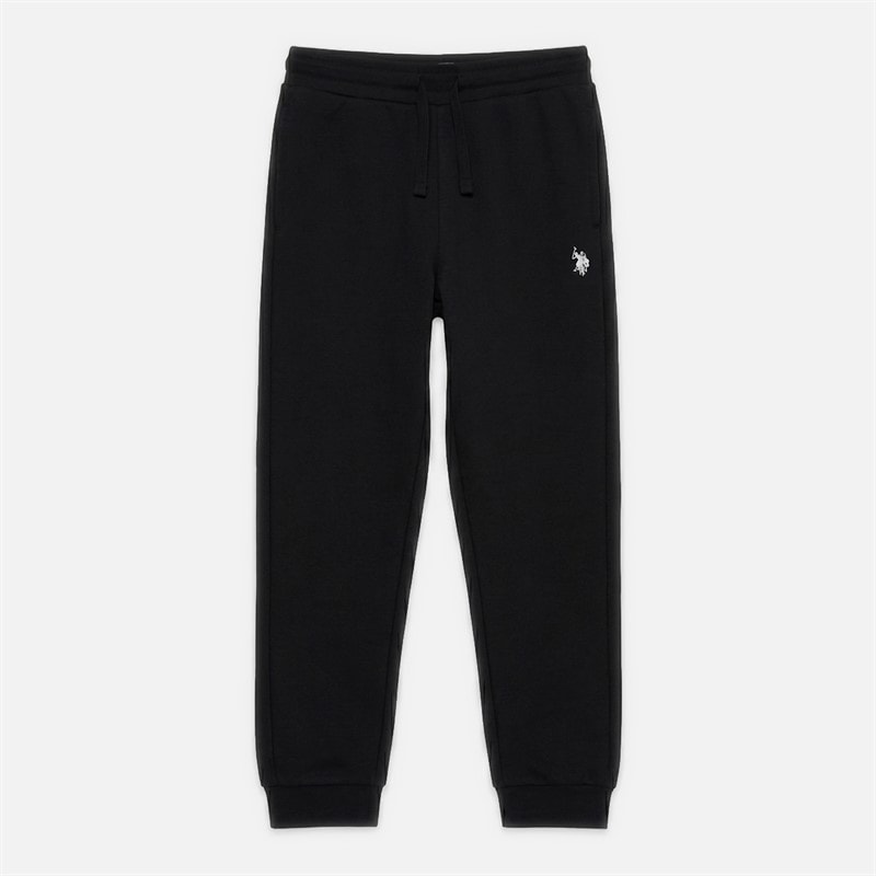 U.S. POLO ASSN. Boys Sweatshirt And Joggers Tracksuit Black/Bright White DHM Black Bright White Dhm - Image 3