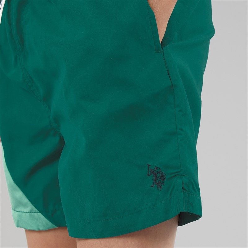 U.S. POLO ASSN. Boys Cut And Sew Swim Shorts Mediterranea - Image 3
