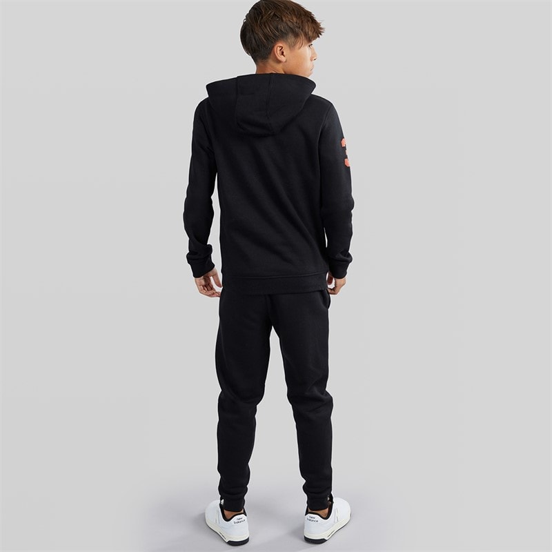 U.S. POLO ASSN. Boys Player 3 Hoodie And Joggers Tracksuit Black - Image 2