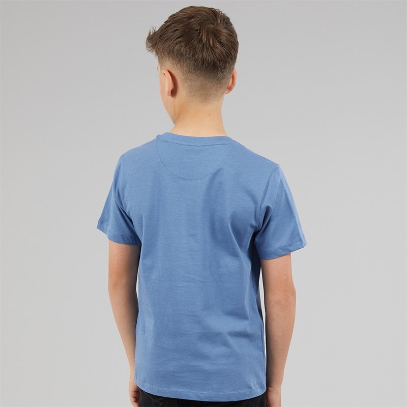 U.S. POLO ASSN. Boys Graphic T-Shirt Blue Horizon - Image 2