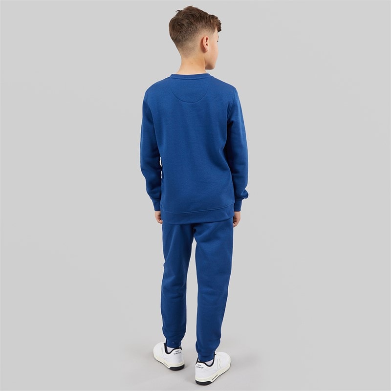 U.S. POLO ASSN. Boys Sweatshirt And Joggers Tracksuit Navy Peony - Image 2