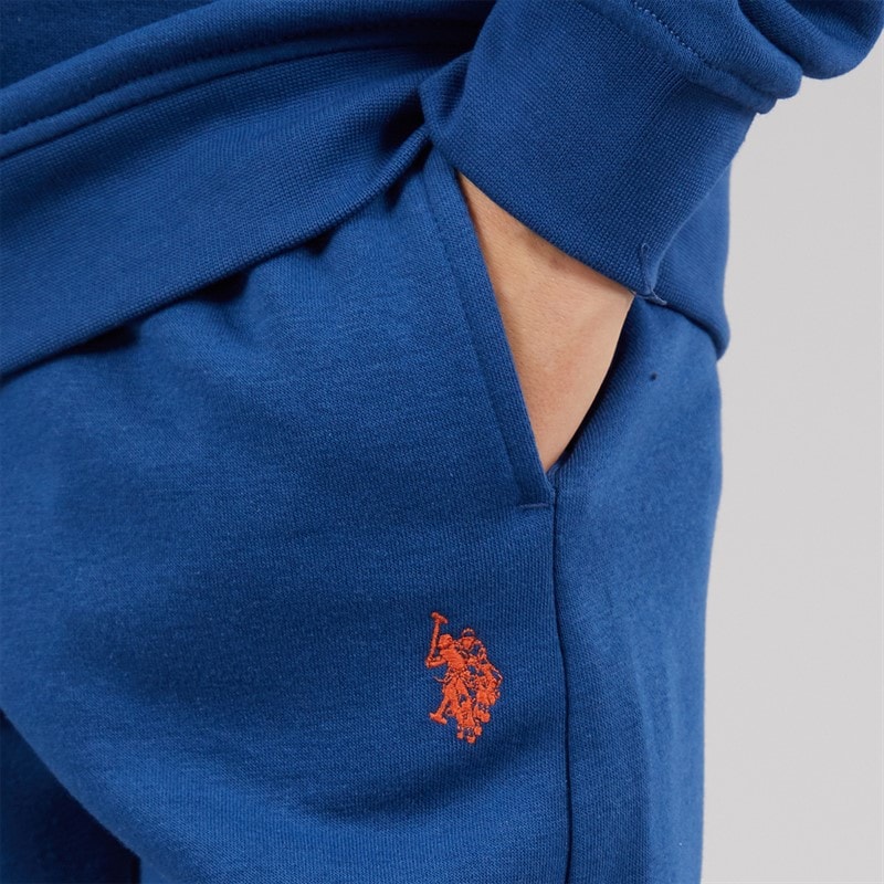 U.S. POLO ASSN. Boys Sweatshirt And Joggers Tracksuit Navy Peony - Image 5
