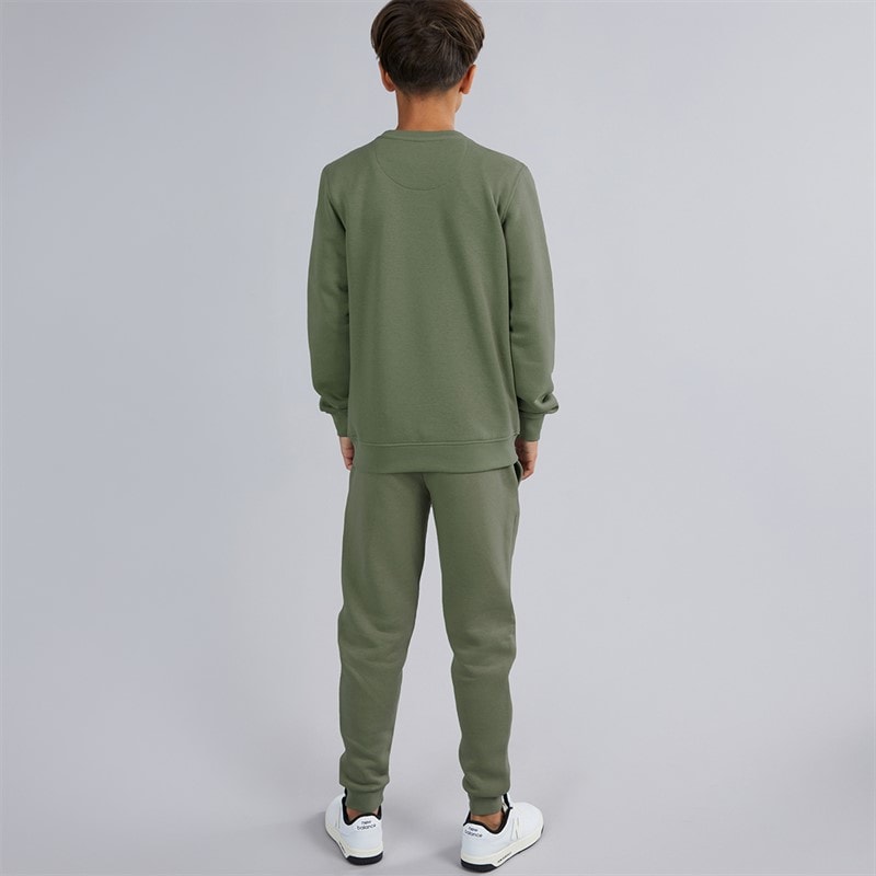 U.S. POLO ASSN. Boys Sweatshirt And Joggers Tracksuit Chinois Green - Image 2