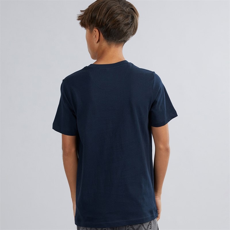 U.S. POLO ASSN. Boys Graphic T-Shirt Dark Sapphire Navy - Image 2
