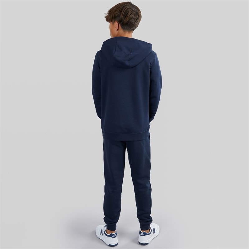 U.S. POLO ASSN. Boys DHM Hoodie And Joggers Tracksuit Dark Sapphire Navy - Image 2