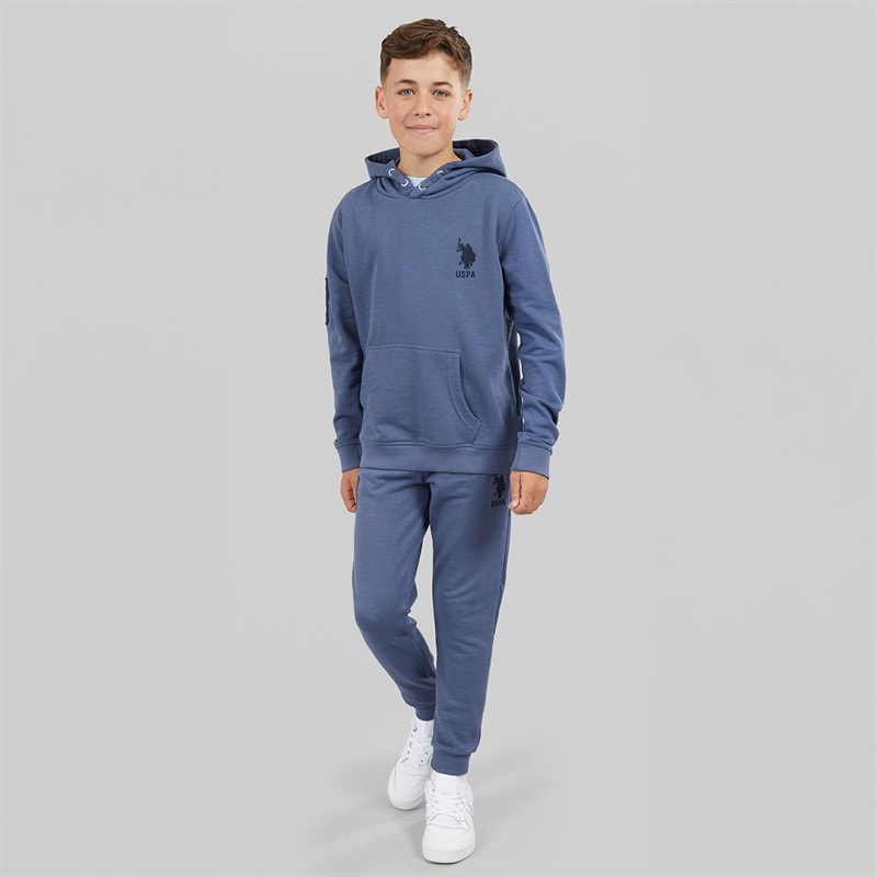 U.S. POLO ASSN. Boys Player 3 LB Hoodie Vintage Indigo - Image 4
