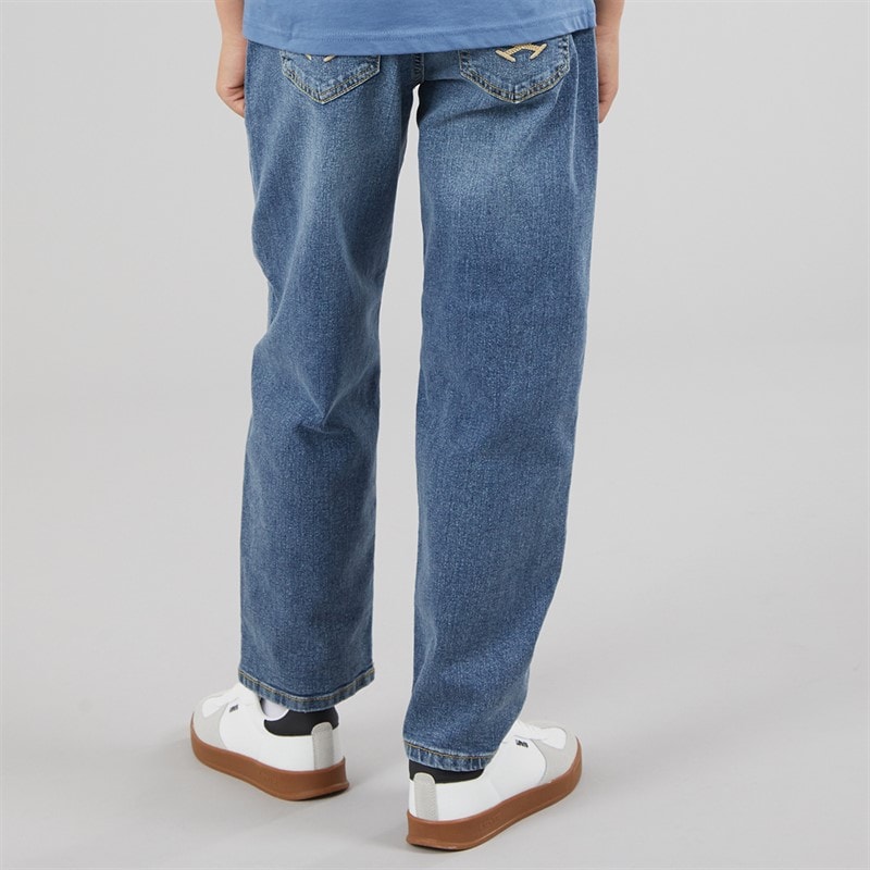 U.S. POLO ASSN. Boys Baggy Fit Jeans Worn Wash - Image 2
