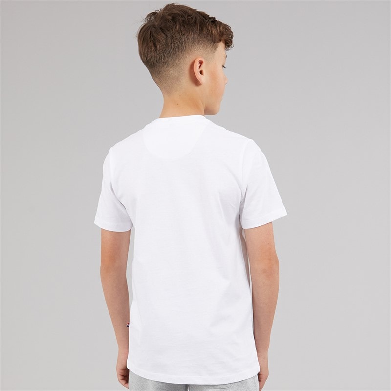 U.S. POLO ASSN. Boys DHM Graphic T-Shirt Bright White - Image 2