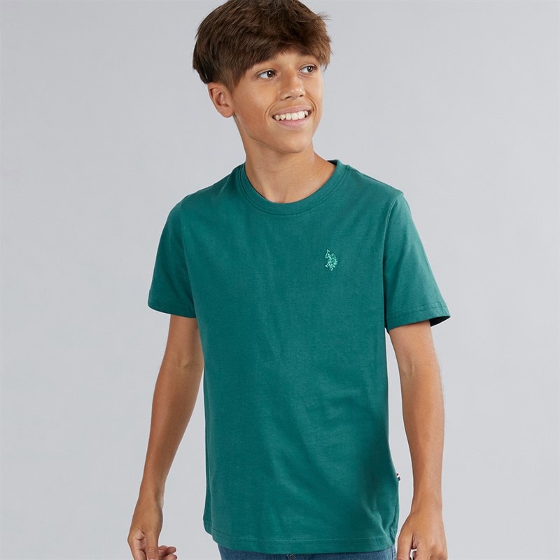 U.S. POLO ASSN. Boys DHM T-Shirt Mediterranea