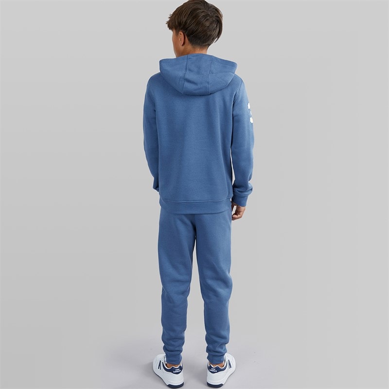 U.S. POLO ASSN. Boys Player 3 Hoodie And Joggers Tracksuit Blue Horizon - Image 2