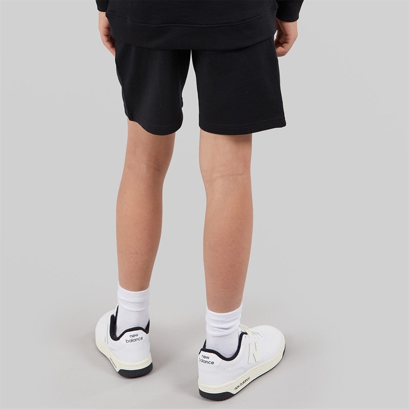 U.S. POLO ASSN. Boys DHM LB Sweat Shorts Black Bright White Dhm - Image 2