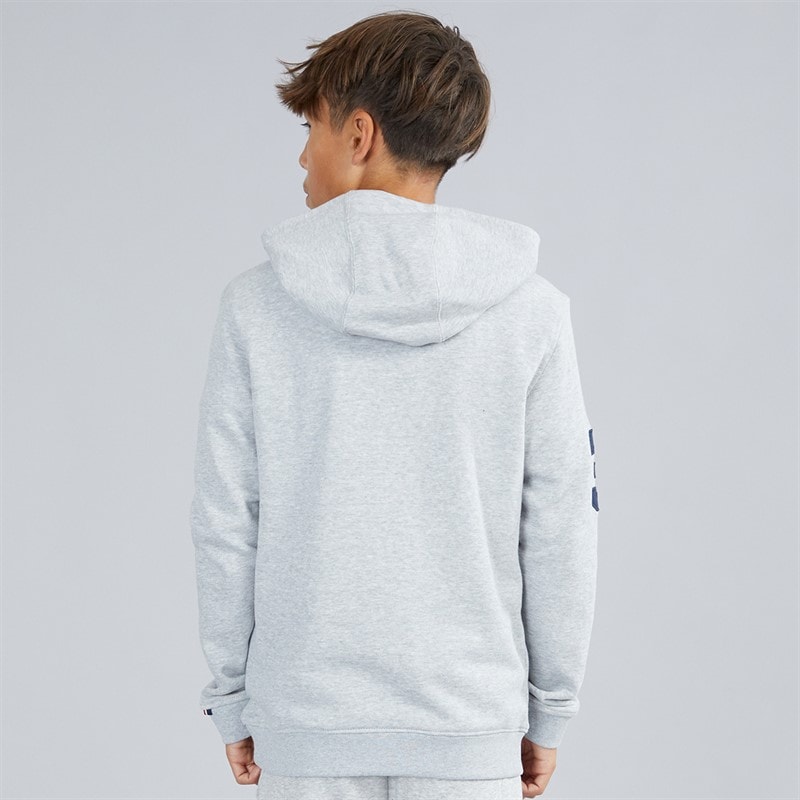 U.S. POLO ASSN. Boys Player 3 LB Hoodie Mid Grey Marl - Image 2