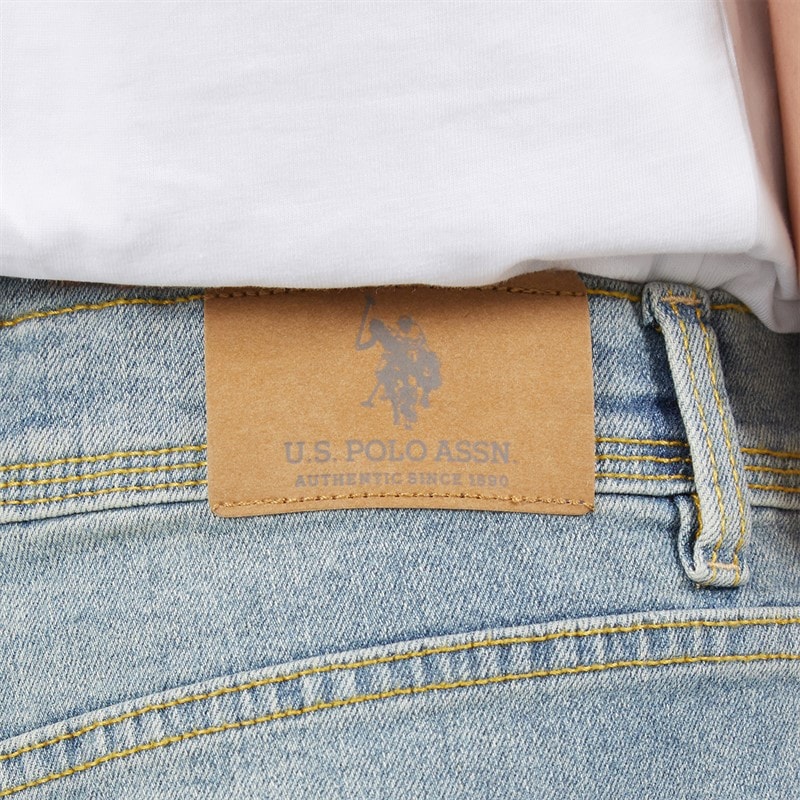 U.S. POLO ASSN. Boys Baggy Fit Jeans Yellow Tint - Image 3