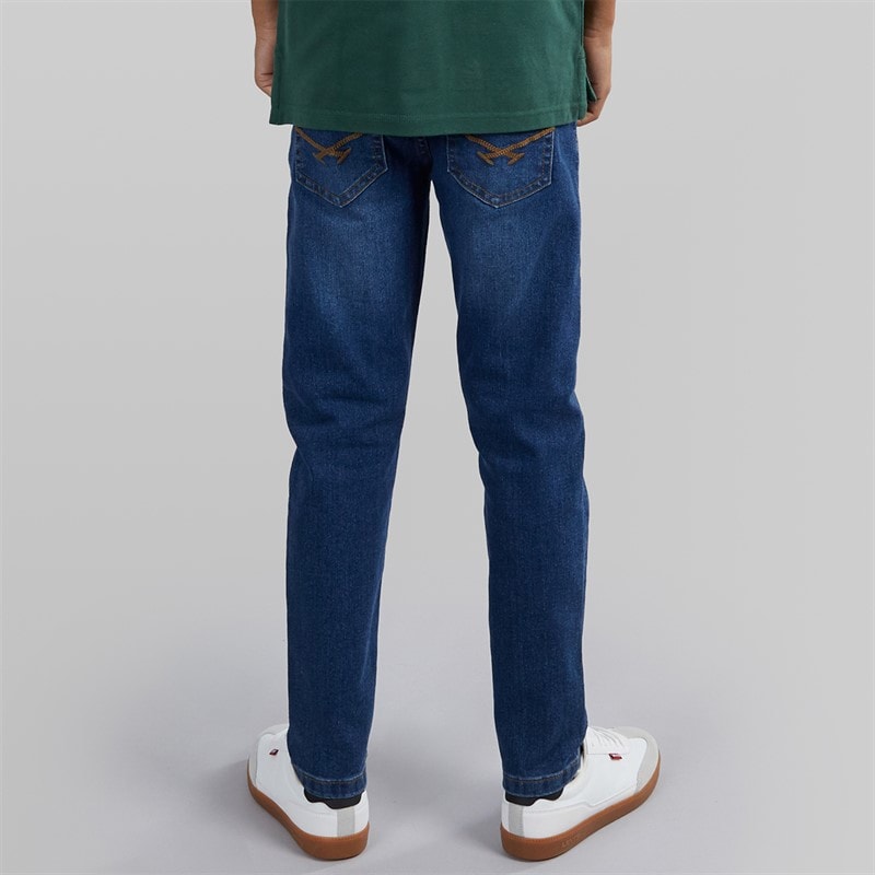 U.S. POLO ASSN. Boys Classic Fit Jeans Dark Wash - Image 2